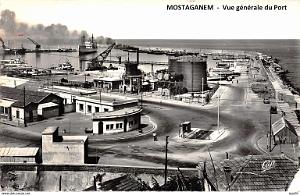 MOSTAGANEM - VUE GENERALE DU PORT